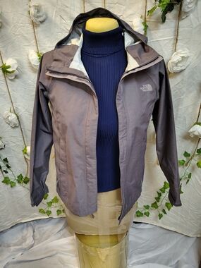 The North Face Women's Waterproof Gray Hooded Jacket